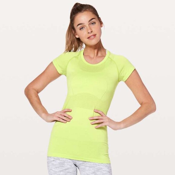 Lululemon Women's Swiftly Tech Short Sleeve Crew - Light Green - Picture 1 of 6
